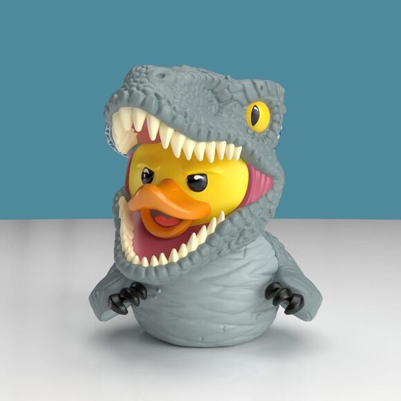 TUBBZ Boxed Edition Jurassic World Blue Rubber Duck Vinyl Figure Collectible - Picture 3 of 4